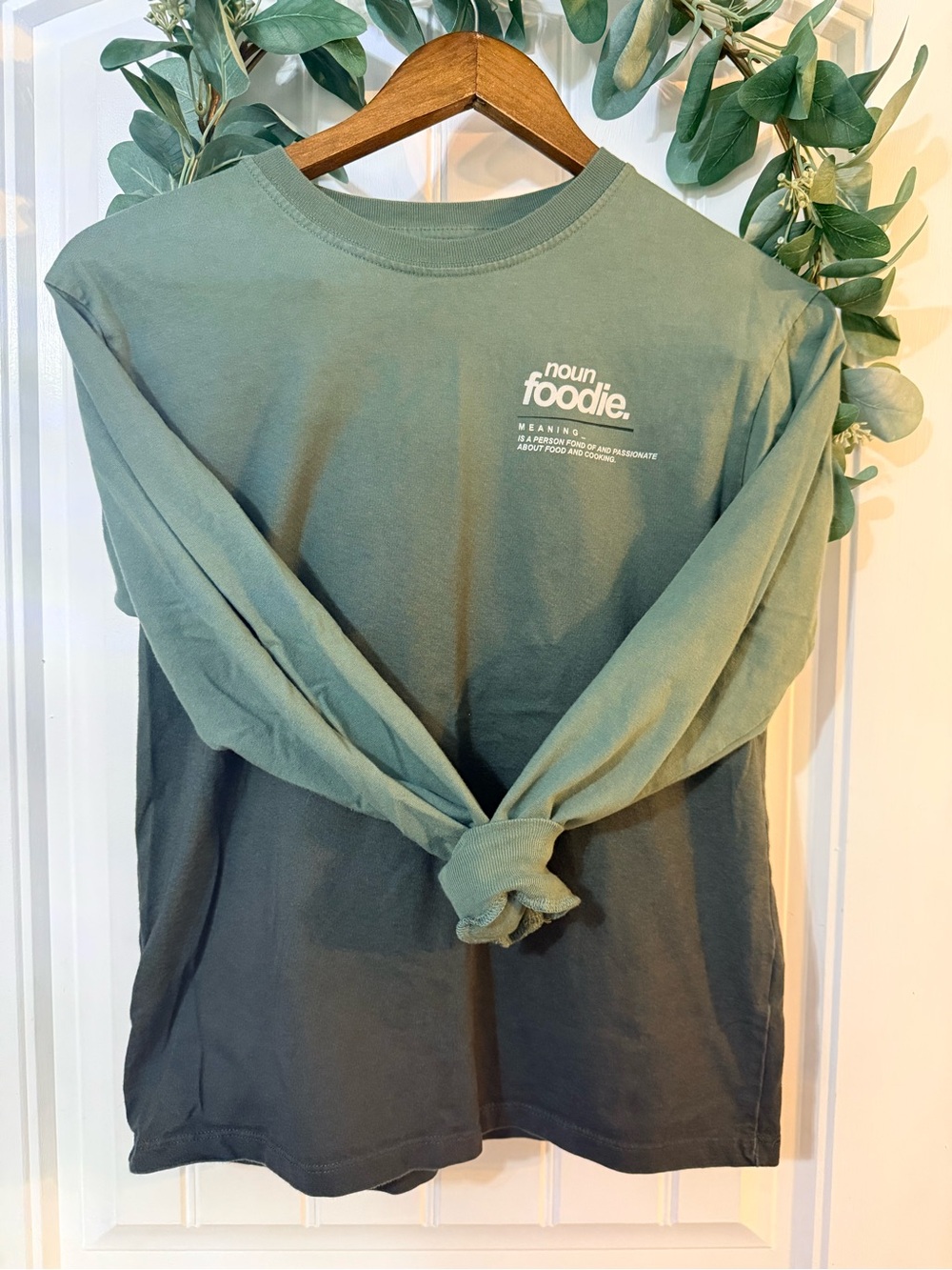 💫4/$25 • Zara “Foodie” Definition Graphic Cotton Long Sleeve Top